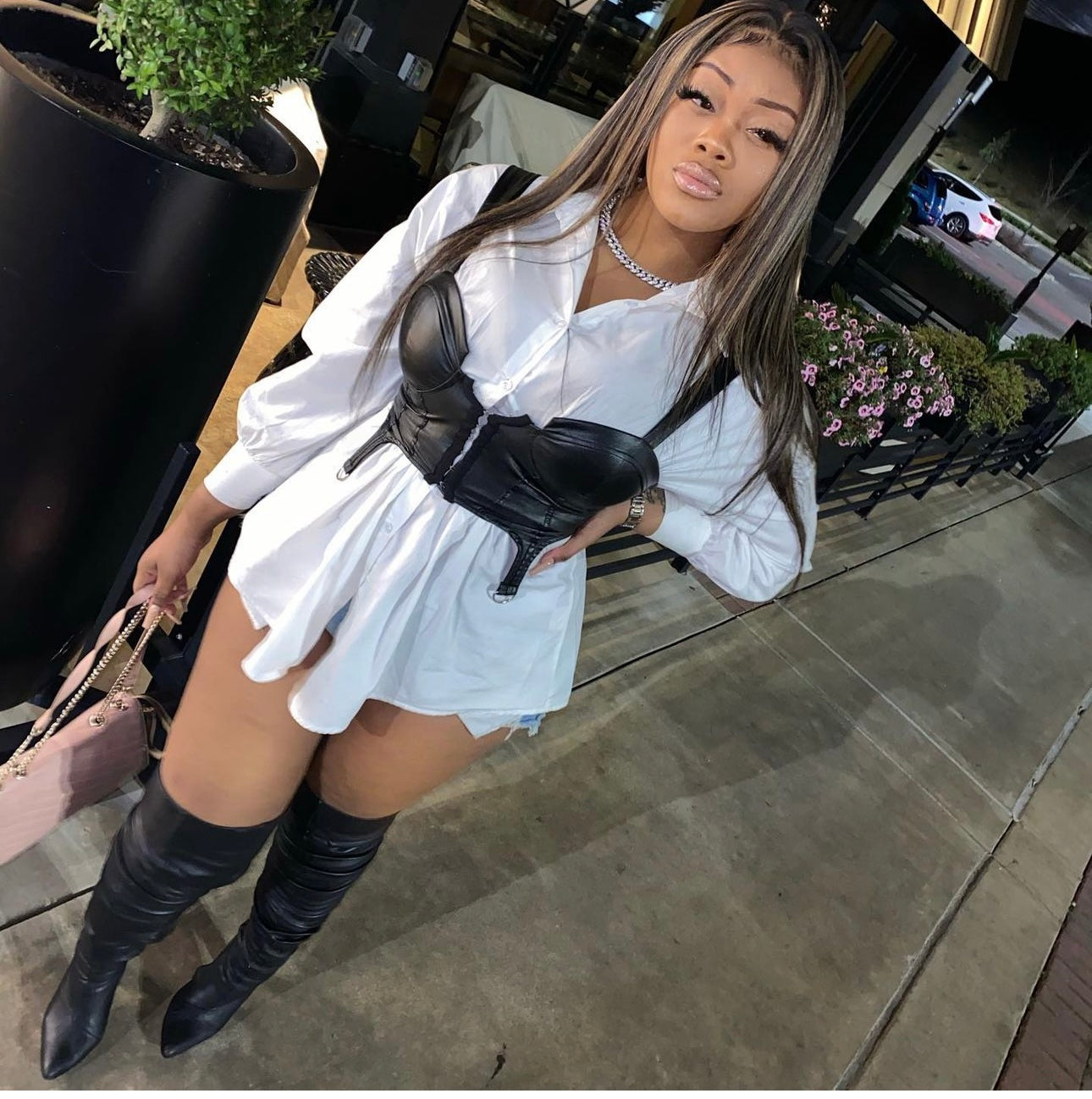 Wine And Dine Shirt Dress